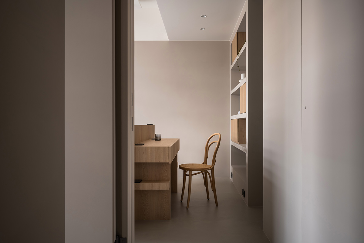 由象空間,公寓設計,公寓設計方案,60㎡,禪意,水磨石,微水泥