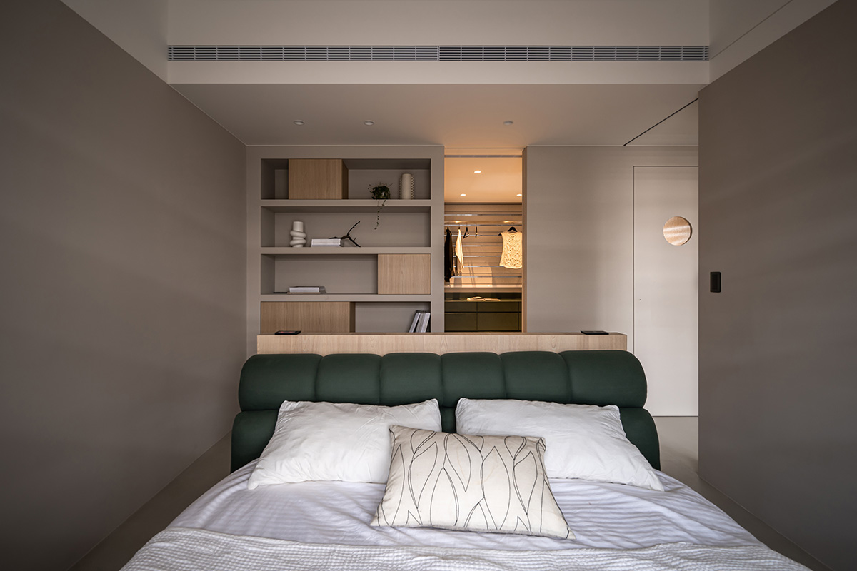 由象空間,公寓設計,公寓設計方案,60㎡,禪意,水磨石,微水泥