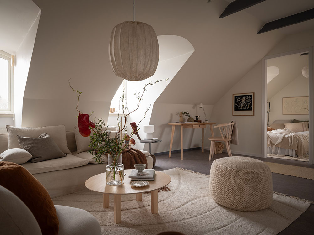 stadshem,公寓設計,公寓設計方案,閣樓,閣樓改造,閣樓設計,北歐風格
