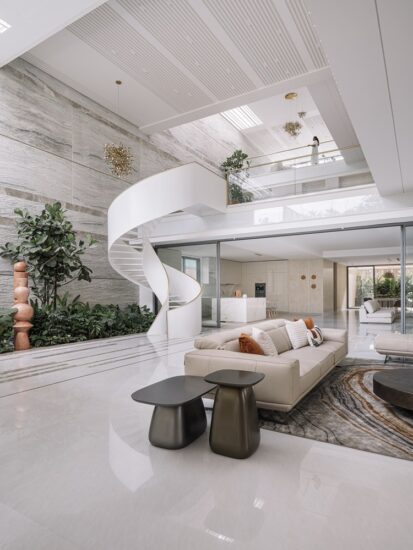 Spacefiction Studio | 2500㎡，印度大空間尺度高端觀景別墅