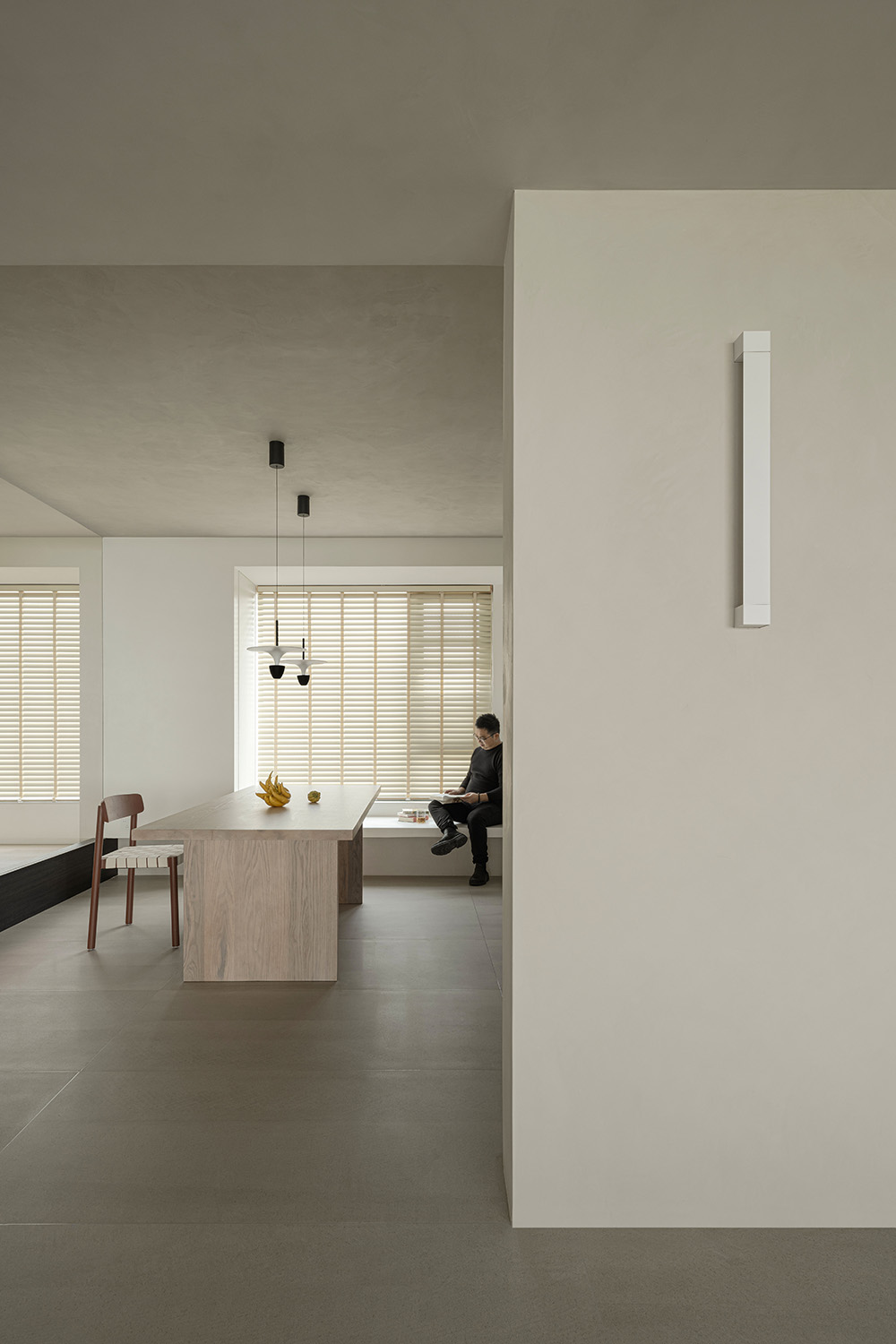 住宅設計,複式空間設計,現代風格複式設計,206㎡複式設計,206㎡,奶油風住宅,微水泥,複式住宅設計案例,複式住宅設計方案,成都,成都一個值得虛度光陰的家,璞采空間設計