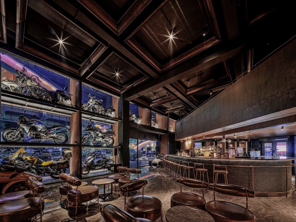 酒吧設計,主題酒吧設計,機車主題酒吧設計,酒吧設計案例,酒吧設計方案,酒吧裝修,酒吧外立麵改造,佛山順德EWclub機車主題威士忌酒吧,佛山順德,超然建築工作室