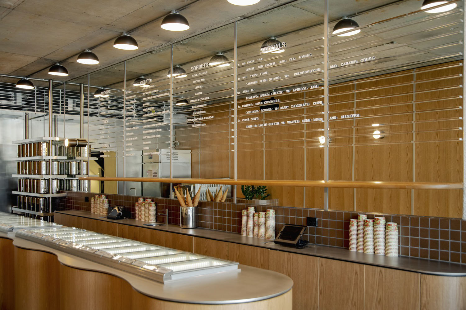 咖啡店設計,咖啡店設計案例,Sans-Arc Studio,50㎡,澳大利亞,咖啡店裝修,Gelato Messina,咖啡廳