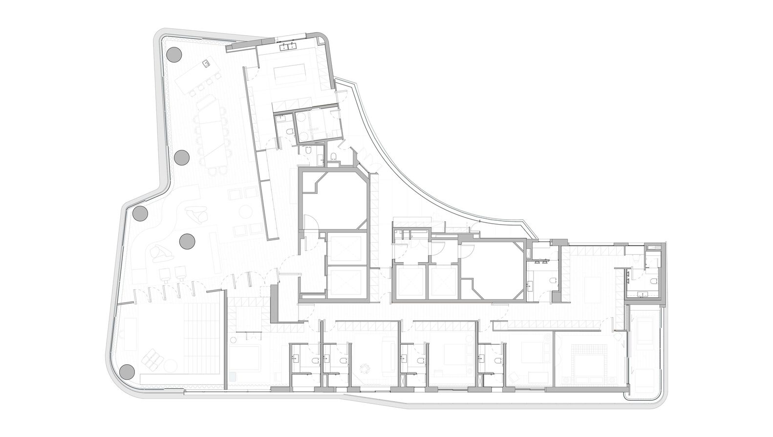 Studio Guilherme Torres,大平層設計案例,公寓設計,公寓設計方案