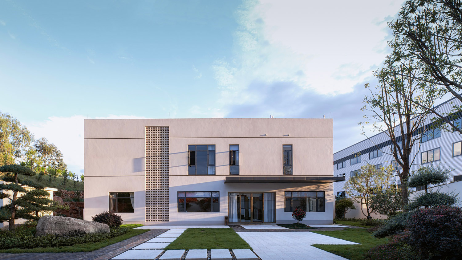 建築設計,建築改造,多功能空間,園區建築改造,雲南紅河州方院工業園區裏的四合院,雲南紅河州,素造建築