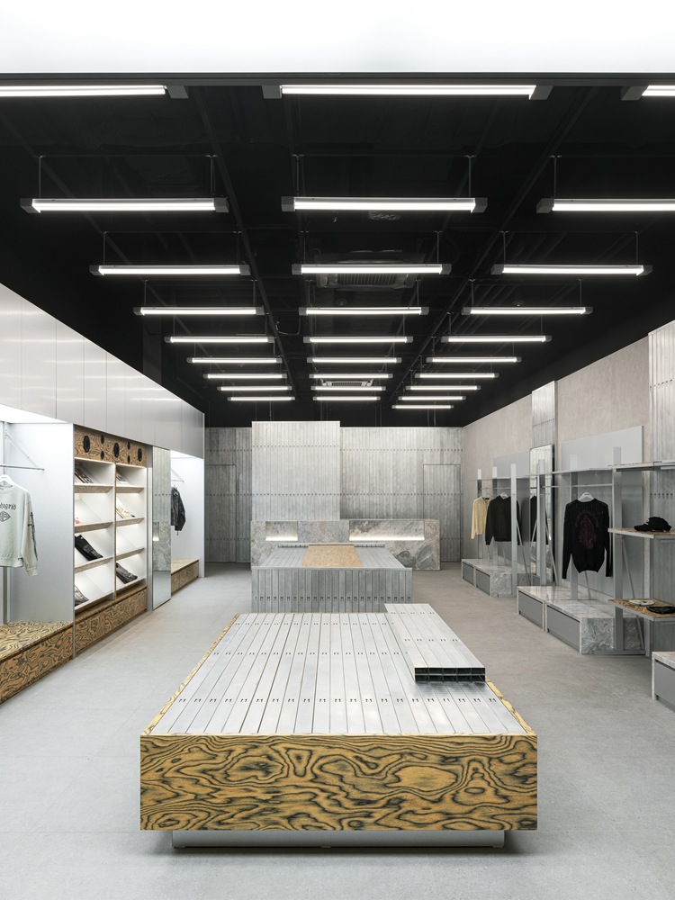 精品店設計,服裝店設計,COV Studio,服裝店設計方案,服裝店設計案例,MAHAGRID Store,韓國,98㎡