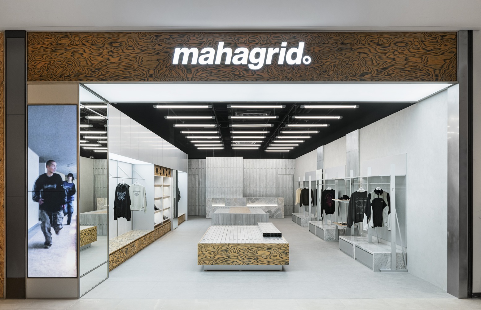 精品店設計,服裝店設計,COV Studio,服裝店設計方案,服裝店設計案例,MAHAGRID Store,韓國,98㎡
