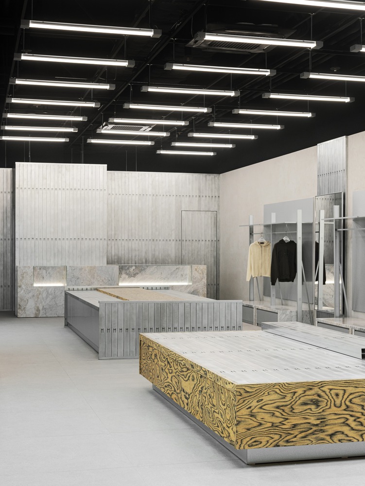 精品店設計,服裝店設計,COV Studio,服裝店設計方案,服裝店設計案例,MAHAGRID Store,韓國,98㎡