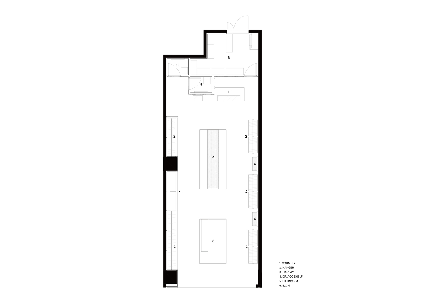 精品店設計,服裝店設計,COV Studio,服裝店設計方案,服裝店設計案例,MAHAGRID Store,韓國,98㎡