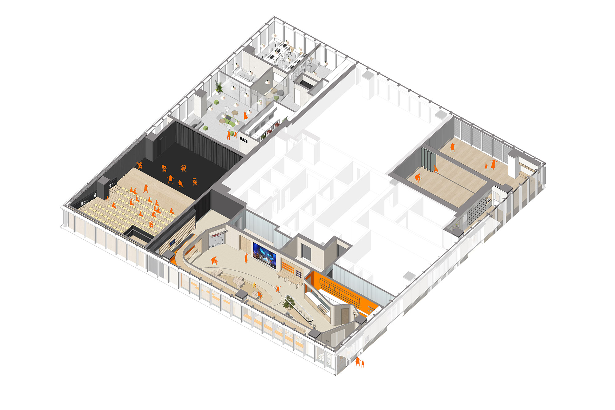劇場空間設計,表演空間設計,親子劇場空間設計,親子教育空間設計,教育培訓空間設計,活動沙龍空間設計,上海首位親子微劇場,上海,MEEM HOUSE