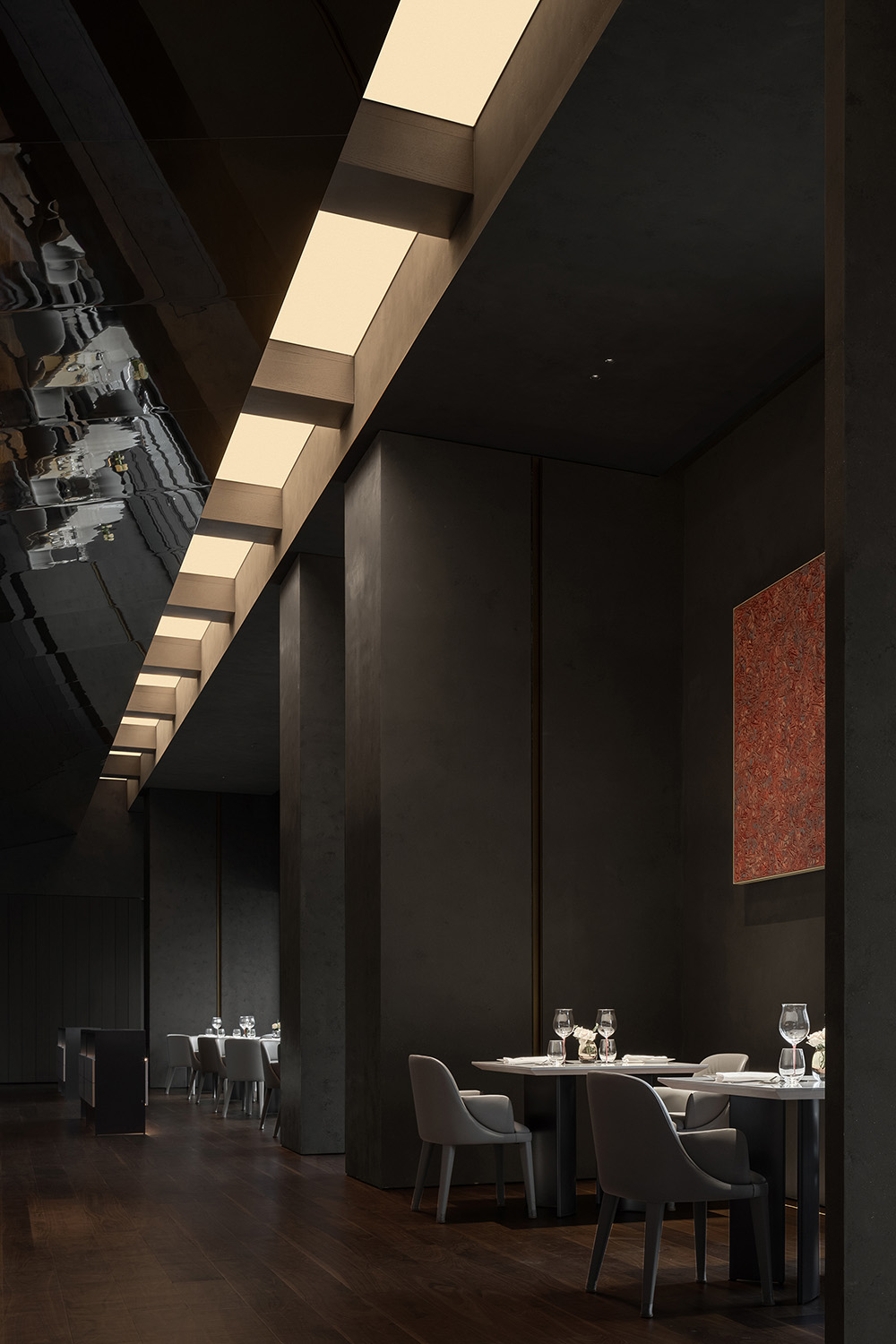 餐廳設計,西餐廳設計,高檔餐廳設計,餐廳設計案例,餐廳設計方案,餐廳裝修,餐廳效果圖,無錫USPRIME1885牛排家,無錫,艾克建築設計,謝培河