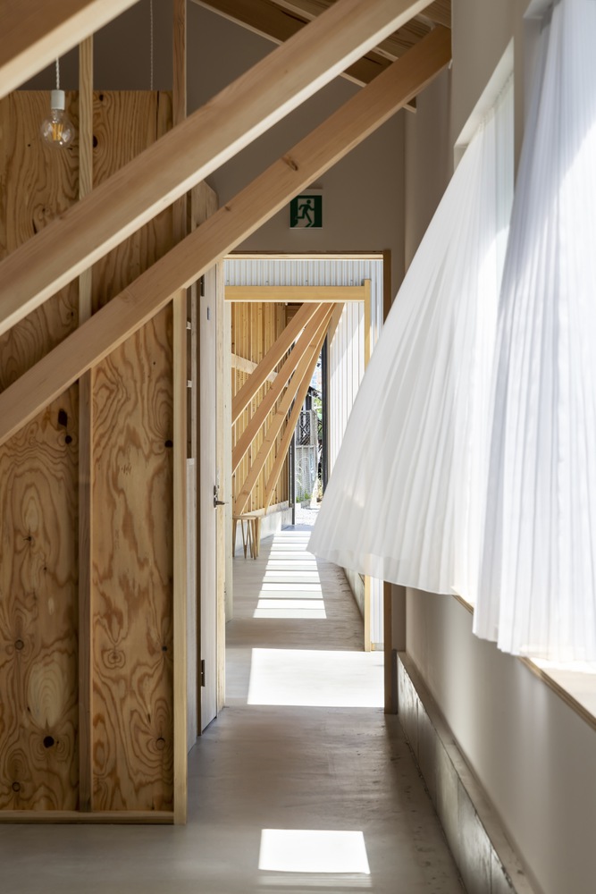 理發店設計,Office for Environment,日本,極簡風格理發店設計,美容店,美發沙龍店,美發沙龍店設計,美容院,YOKONAGAYA,大板