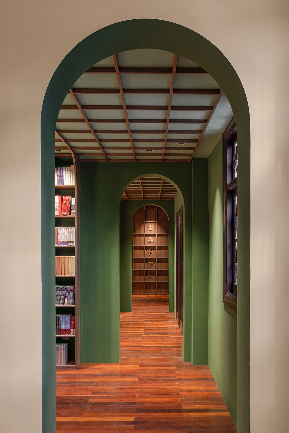 洋房改造,老建築改造,故居改造,建築改造,書店設計,書店零售店設計,書店設計案例,書店設計方案,古吳軒書店,故居博物館,蘇州章太炎故居改造,蘇州,青天製作所