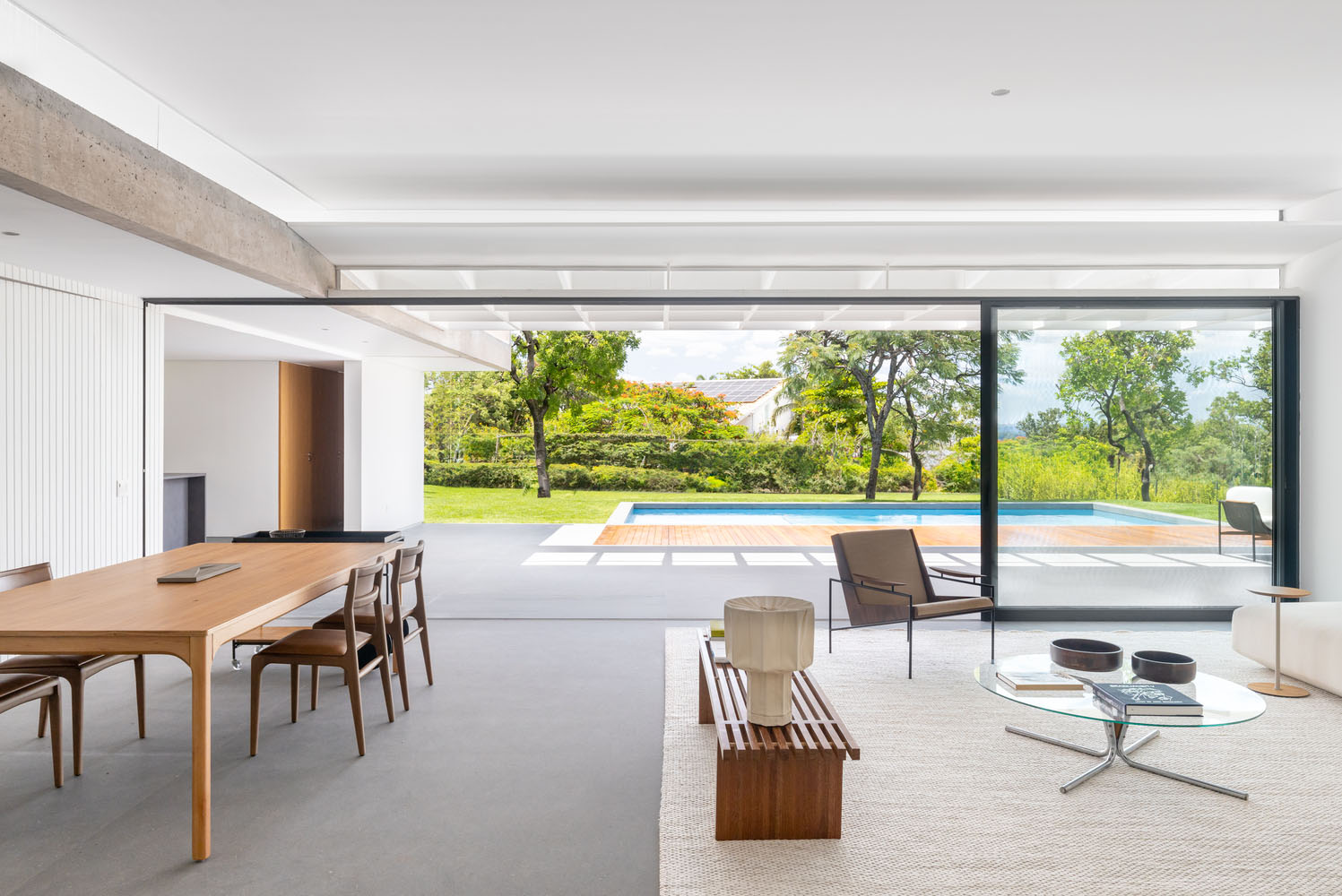 Paulo Henrique Paranhos,別墅設計案例,別墅設計,別墅設計方案,景觀別墅,原木色,開放式布局,640㎡,巴西
