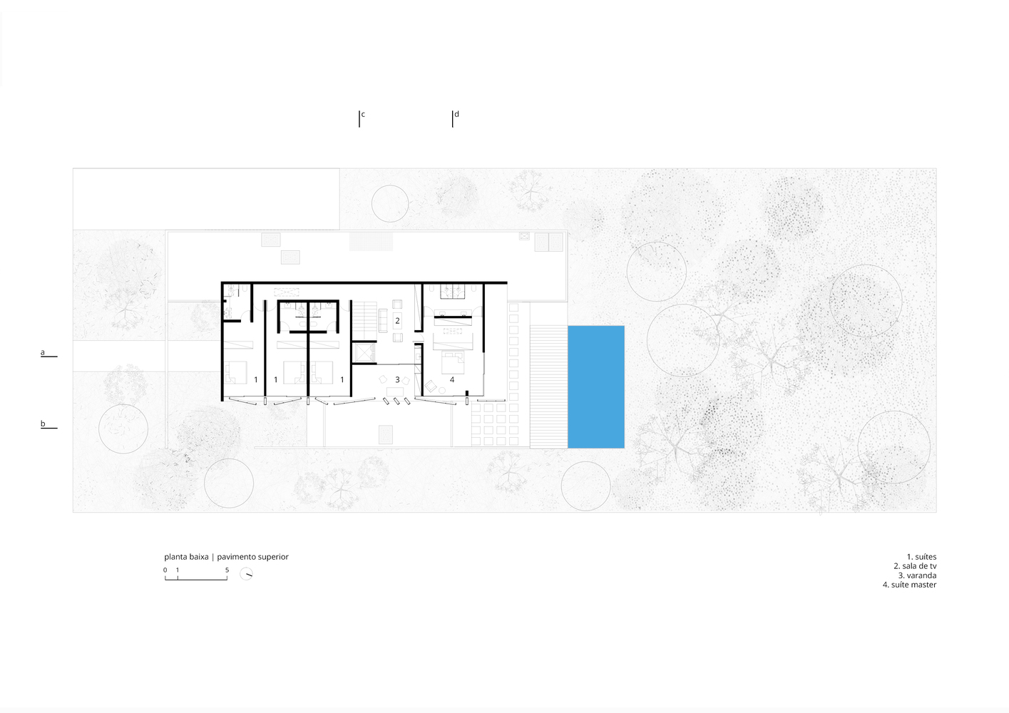 Paulo Henrique Paranhos,別墅設計案例,別墅設計,別墅設計方案,景觀別墅,原木色,開放式布局,640㎡,巴西