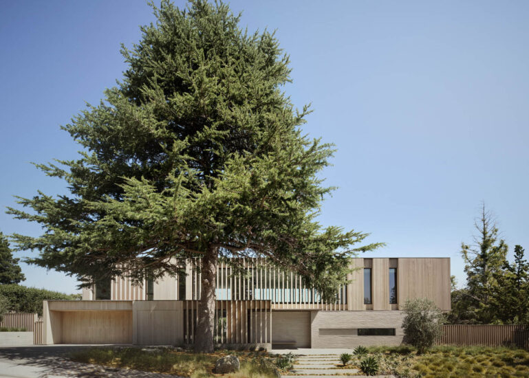 ROCKETT DESIGN | 585㎡,美國希爾斯堡原木色庭院景觀別墅