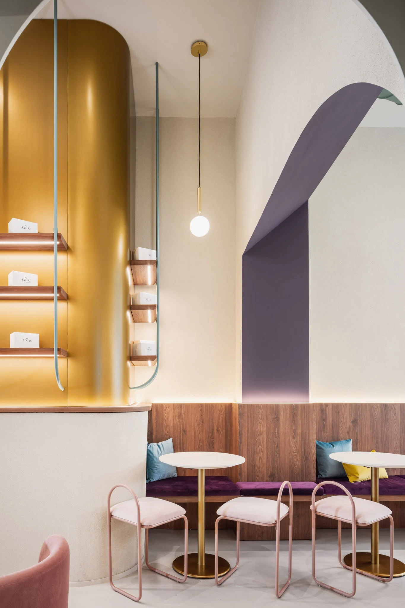 甜品店設計,甜品店設計案例,甜品店設計方案,STUDIOCARTA,甜品店設計,Naëve,意大利,米蘭