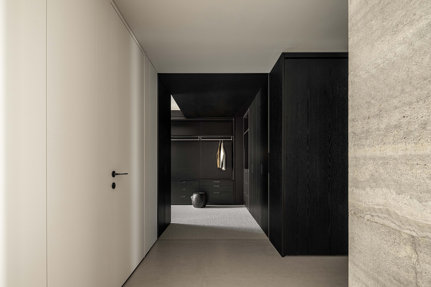 200㎡大平層設計,200㎡,大平層設計,住宅設計,黑白灰風格住宅設計,大平層設計案例,大平層設計方案,北京大平層井質現代融經典傳統塑格局,行十設計