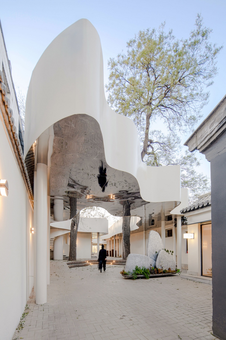 餐廳設計,休閑餐廳設計,咖啡廳設計,小型綜合體設計,四合院改造,北京胡同四合院改造,四合院改造商業綜合體,餐廳設計案例,餐廳設計方案,商業空間,北京Courtyard 35 號院“別有洞天”,北京,未/WAY Studio