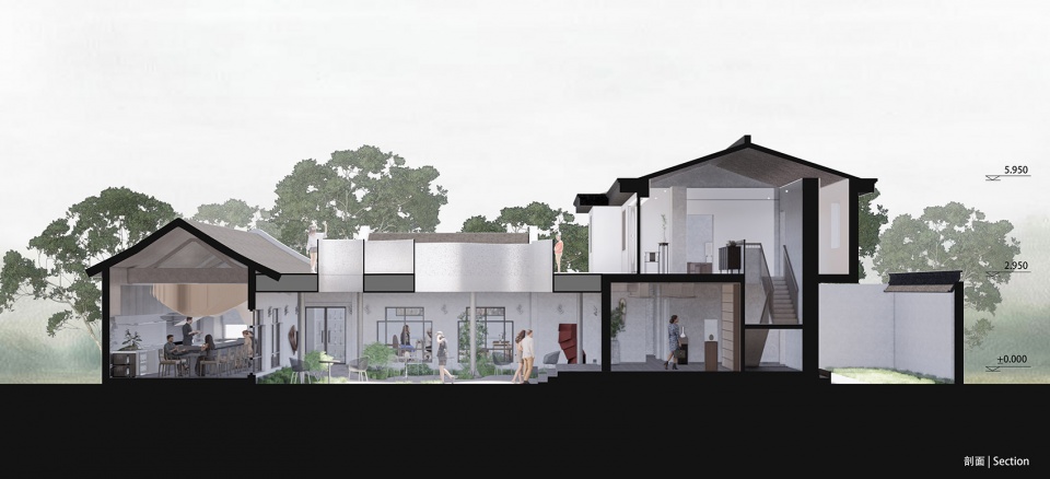 餐廳設計,休閑餐廳設計,咖啡廳設計,小型綜合體設計,四合院改造,北京胡同四合院改造,四合院改造商業綜合體,餐廳設計案例,餐廳設計方案,商業空間,北京Courtyard 35 號院“別有洞天”,北京,未/WAY Studio