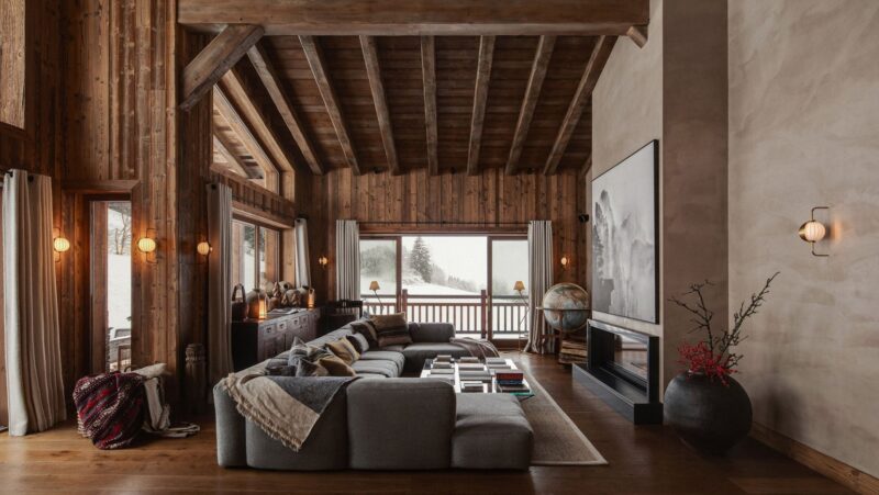 A Work of Substance | 450㎡,法國阿爾卑斯山木屋度假別墅