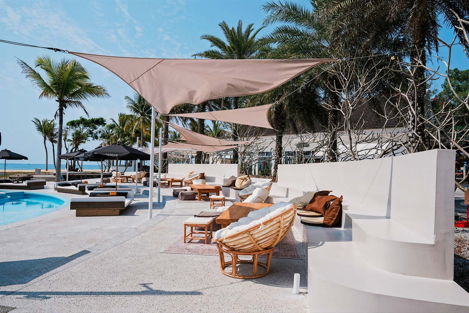 酒吧設計方案,酒吧設計,酒吧設計案例,酒吧裝修,海邊酒吧設計,現代風格酒吧設計,海南萬寧神州半島DEDECO Beach Club酒吧,海南萬寧,Basistudio本所設計