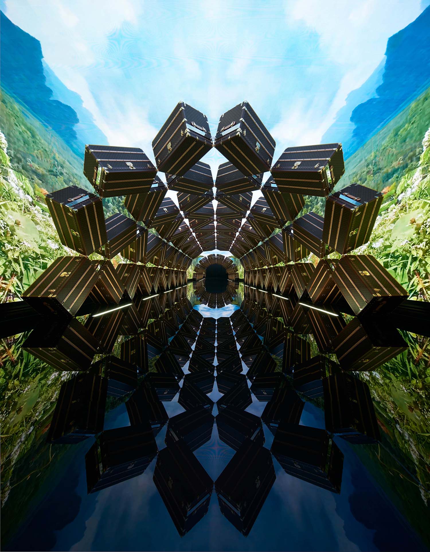 大都會建築事務所,OMA,展廳設計案例,展廳設計方案,泰國,曼穀,展覽,Louis Vuitton,路易威登