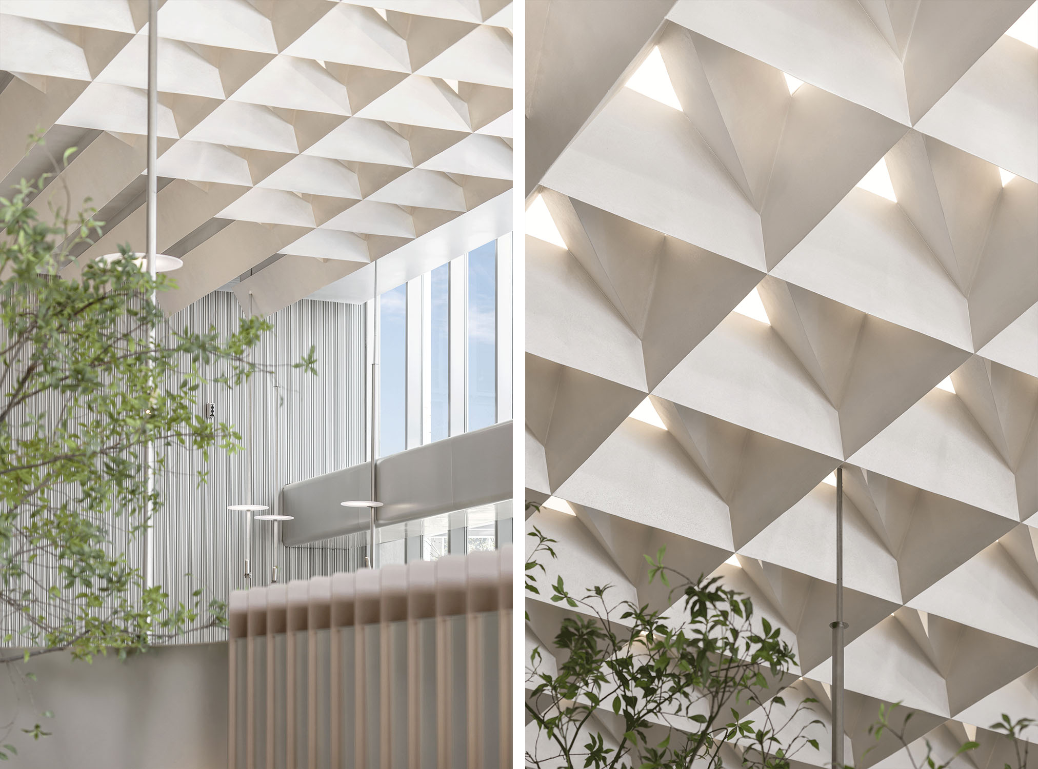 接待大堂設計,辦公樓接待大堂設計,電梯間設計,公共空間設計,辦公樓衛生間設計,杭州黃龍國際中心四期「微交互」擬態未來辦公方式,杭州,TOMO東木築造