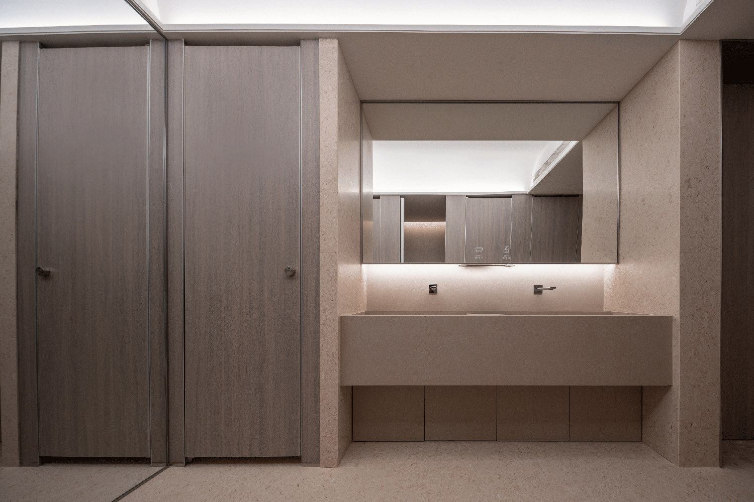 接待大堂設計,辦公樓接待大堂設計,電梯間設計,公共空間設計,辦公樓衛生間設計,杭州黃龍國際中心四期「微交互」擬態未來辦公方式,杭州,TOMO東木築造