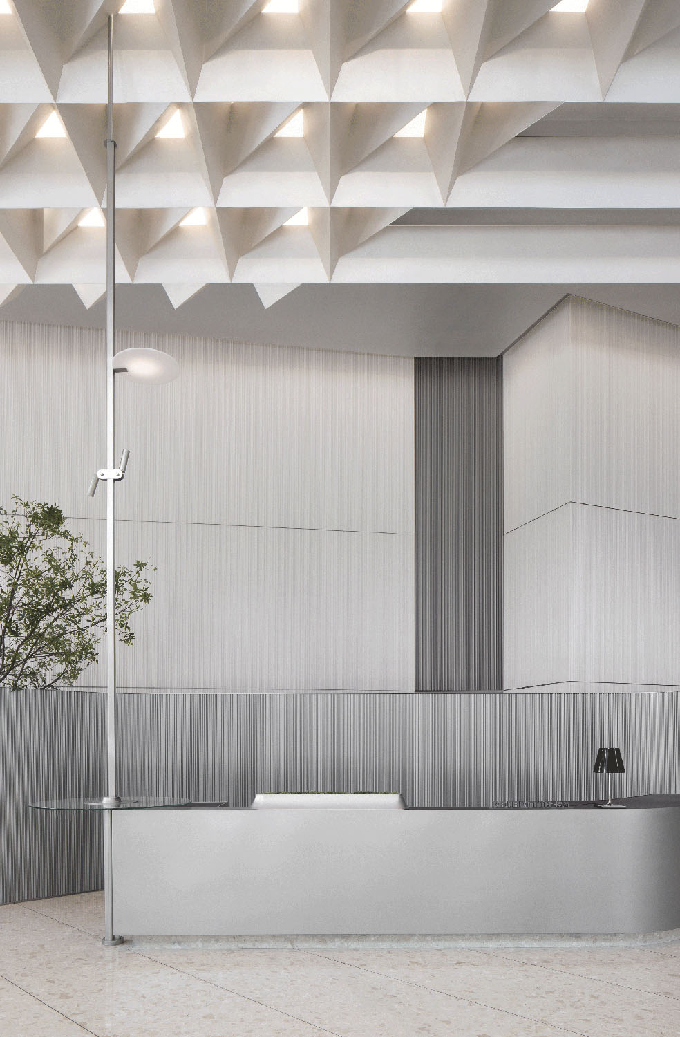 接待大堂設計,辦公樓接待大堂設計,電梯間設計,公共空間設計,辦公樓衛生間設計,杭州黃龍國際中心四期「微交互」擬態未來辦公方式,杭州,TOMO東木築造