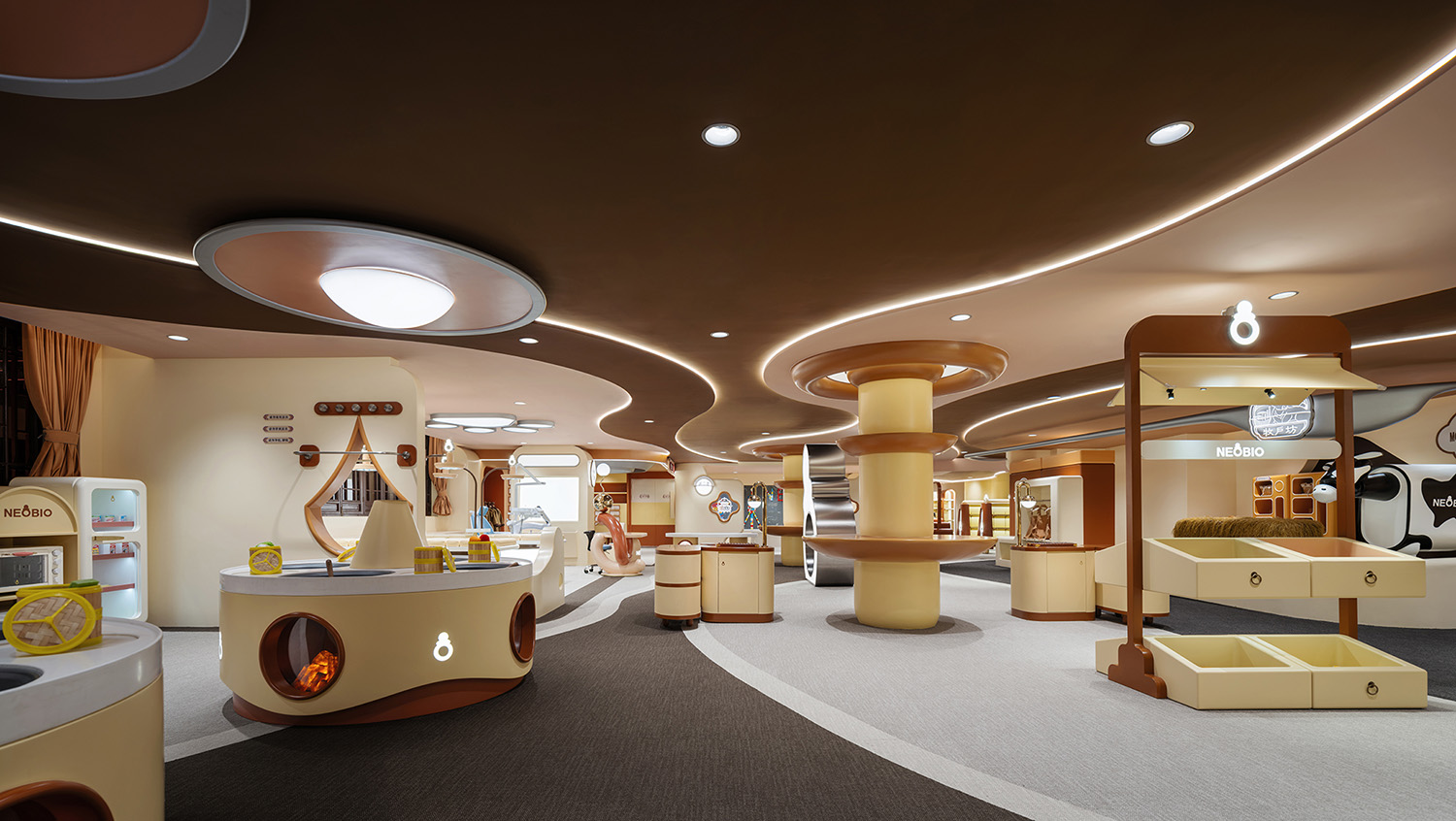 遊樂場設計,商場遊樂場設計,室內玩樂空間設計,親子遊戲空間設計,娛樂空間設計,室內遊樂場設計,上海NEOBIO奈爾寶超時空園林,上海,NEOBIO奈爾寶,PIG DESIGN皮愛紀設計