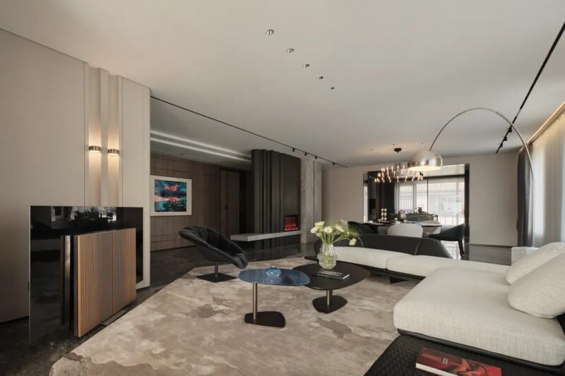 觀享際SKH室內設計 | 南京502㎡，金陵玖園 · 如夢邂逅