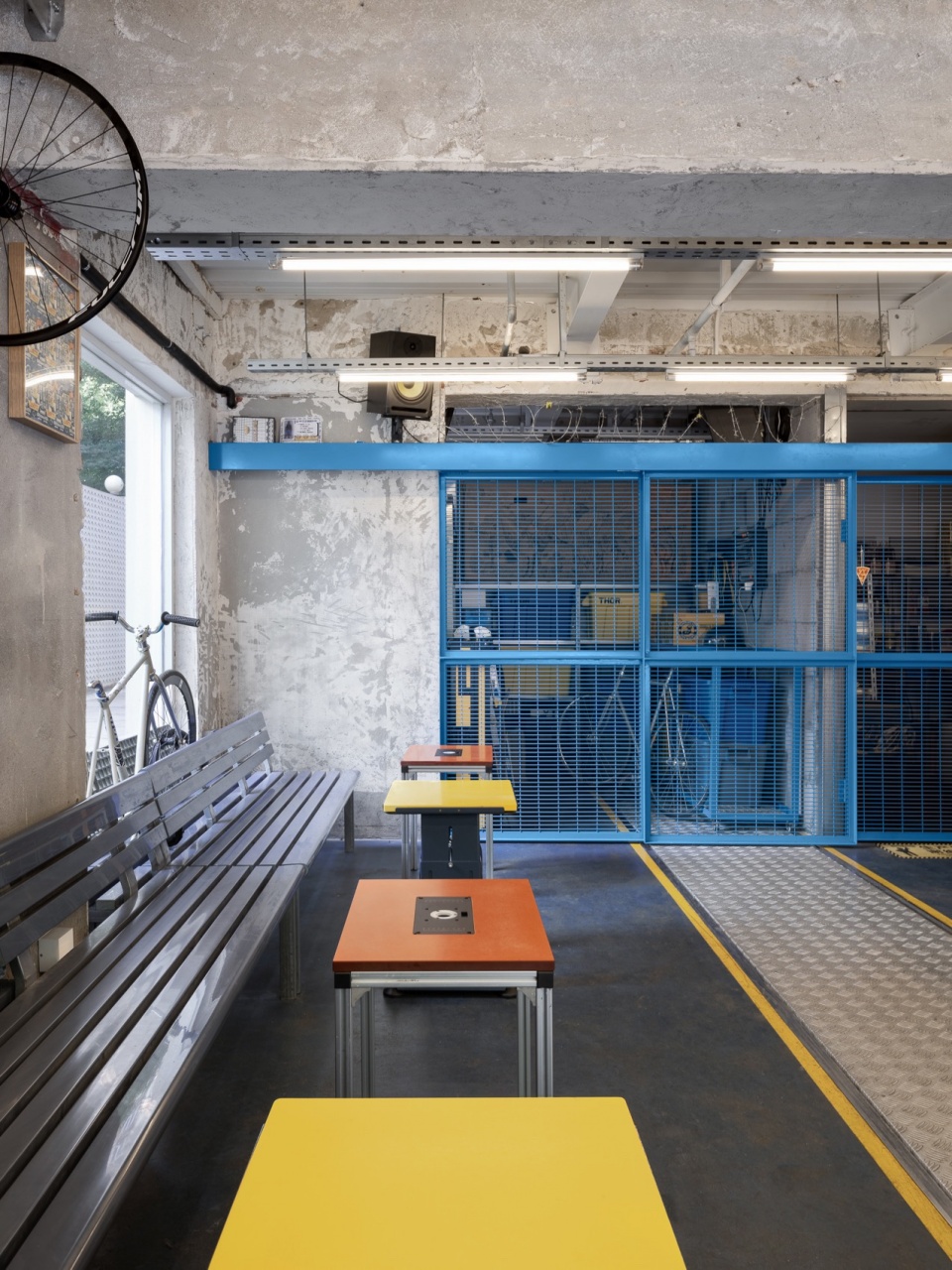 咖啡廳設計,咖啡店設計,咖啡廳設計案例,咖啡廳設計方案,獨立品牌咖啡廳設計,街邊咖啡廳設計,咖啡廳裝修,上海SPOKE BEVERAGE ROOM咖啡廳,上海,一岸建築