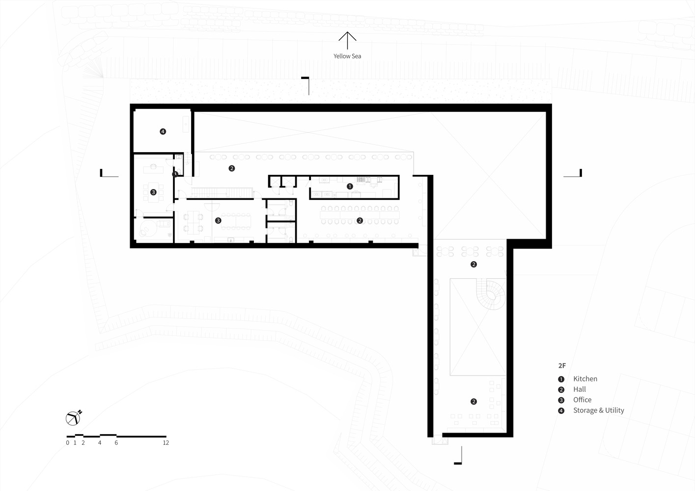 咖啡廳設計,咖啡店設計,咖啡廳設計案例,咖啡廳設計方案,MTT,1490㎡,咖啡廳裝修,韓國,木浦市,SUKSAN Café