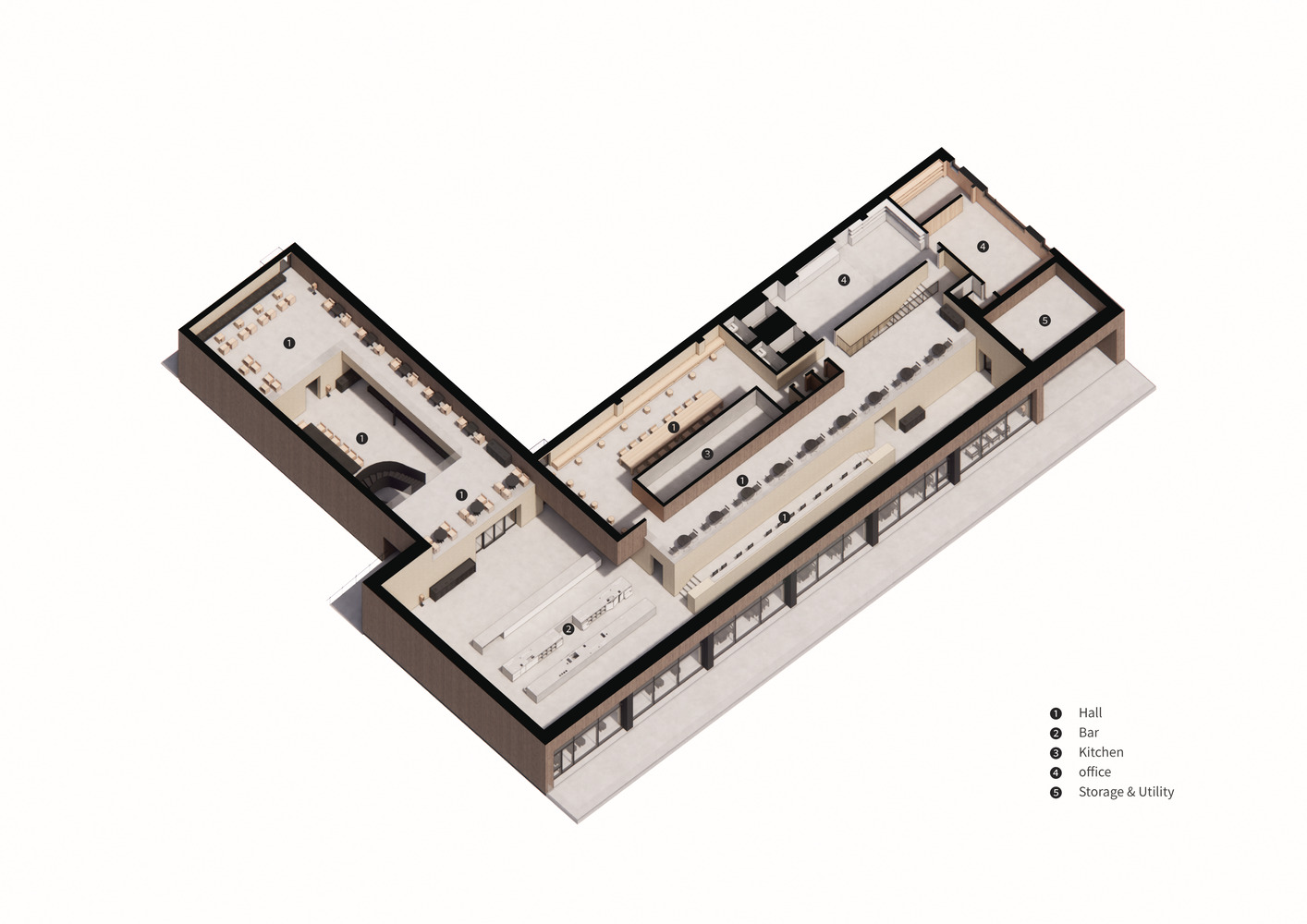 咖啡廳設計,咖啡店設計,咖啡廳設計案例,咖啡廳設計方案,MTT,1490㎡,咖啡廳裝修,韓國,木浦市,SUKSAN Café