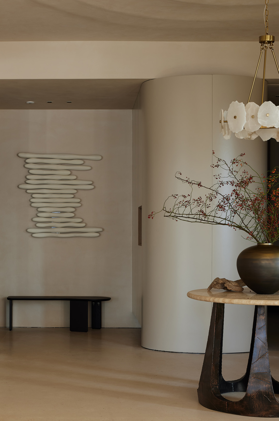 住宅設計,大平層設計,現代風格大平層設計,360㎡大平層設計,360㎡,奶油風住宅,微水泥,奶油風軟裝,大平層設計案例,大平層設計方案,深圳,深圳大平層光影敘境,時光築造空間設計