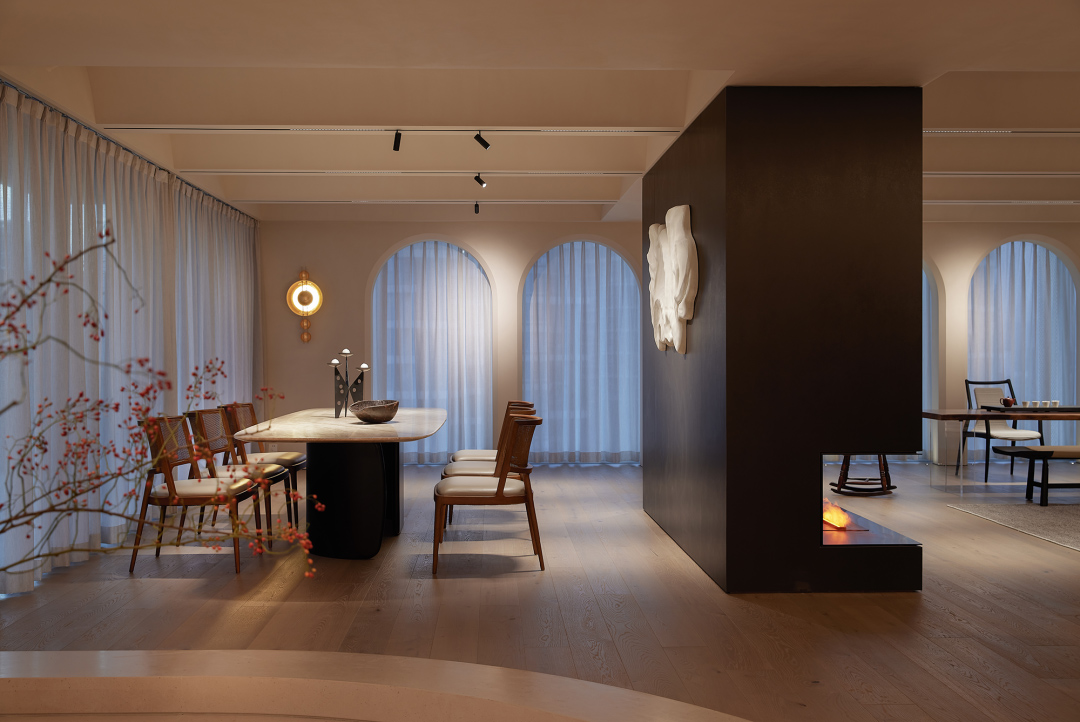 住宅設計,大平層設計,現代風格大平層設計,360㎡大平層設計,360㎡,奶油風住宅,微水泥,奶油風軟裝,大平層設計案例,大平層設計方案,深圳,深圳大平層光影敘境,時光築造空間設計