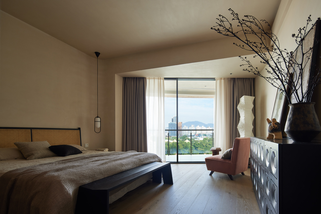 住宅設計,大平層設計,現代風格大平層設計,360㎡大平層設計,360㎡,奶油風住宅,微水泥,奶油風軟裝,大平層設計案例,大平層設計方案,深圳,深圳大平層光影敘境,時光築造空間設計