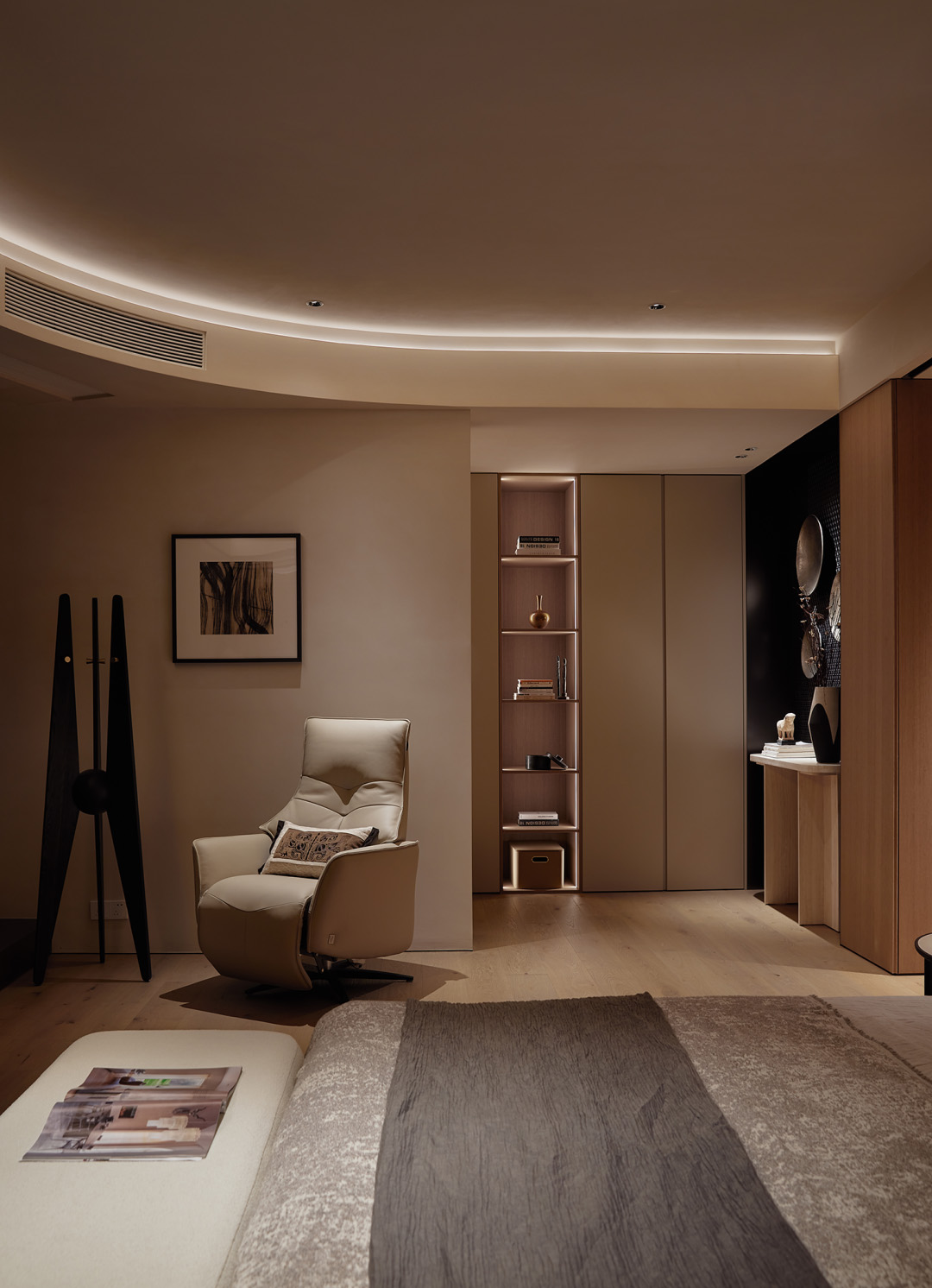 住宅設計,大平層設計,現代風格大平層設計,360㎡大平層設計,360㎡,奶油風住宅,微水泥,奶油風軟裝,大平層設計案例,大平層設計方案,深圳,深圳大平層光影敘境,時光築造空間設計