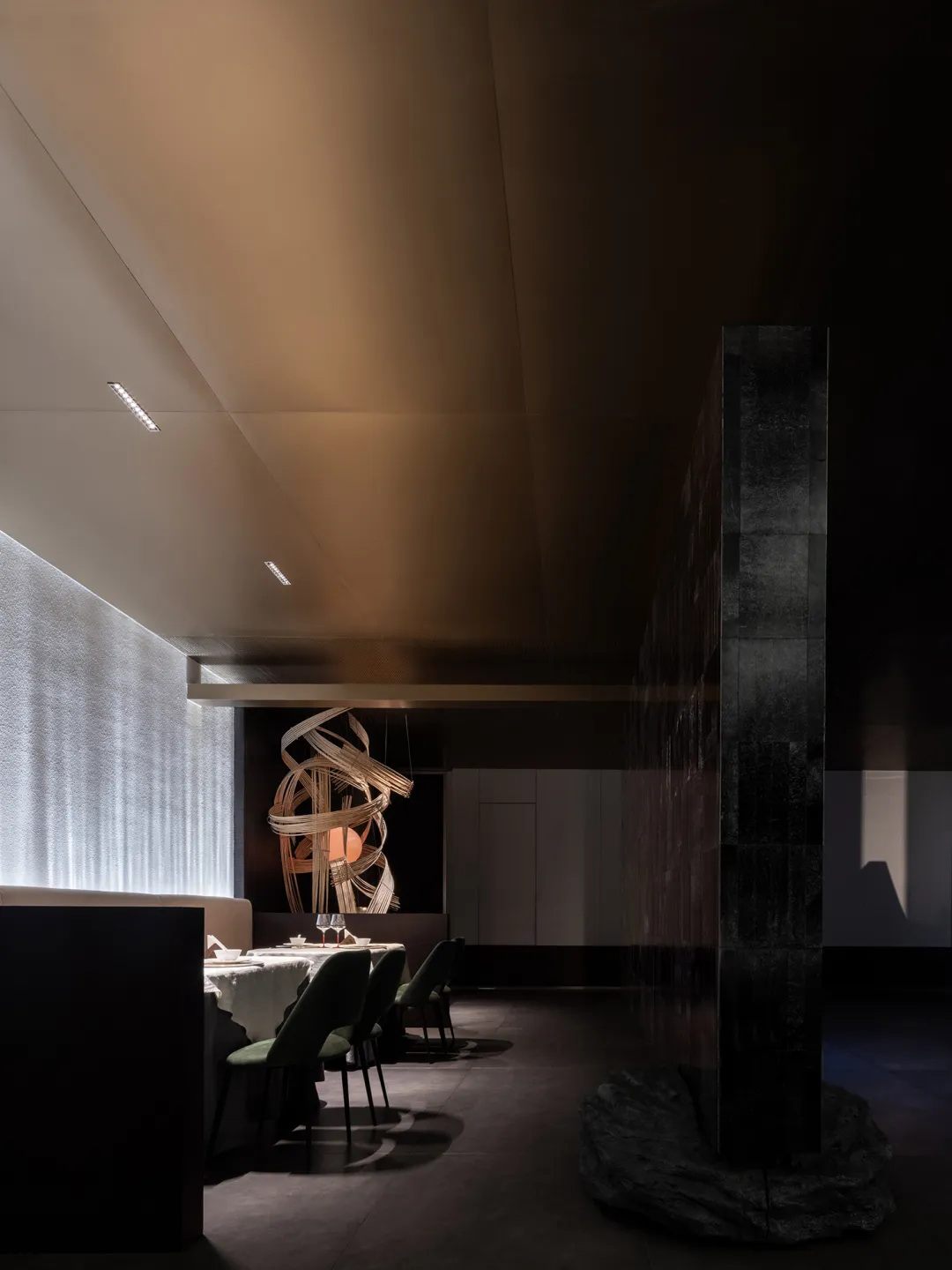 餐廳設計,粵味餐廳設計,餐廳裝修,餐廳設計案例,現代風格餐廳設計,餐廳設計方案,高檔餐廳設計,蘇州頂膳會·港城裏的粵餐館,蘇州,JIA甲子造設計