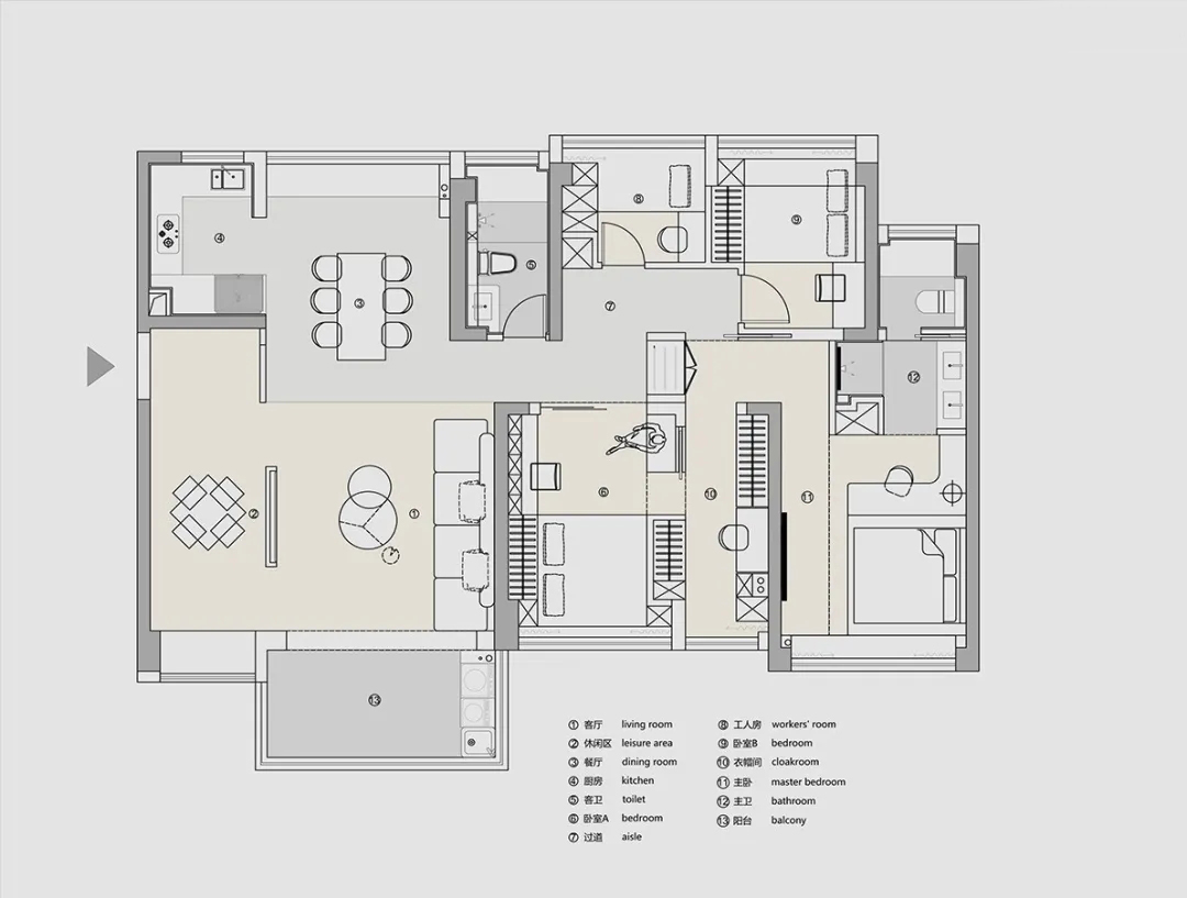 160㎡家裝設計,160㎡,住宅設計,現代風格住宅設計,大平層,大平層設計,大平層設計案例,大平層設計方案,晨曦深圳尖崗山壹號花園住宅,深圳,維度設計