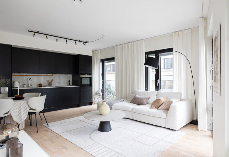 bergetsro | 50㎡,斯德哥爾摩簡約清新小公寓