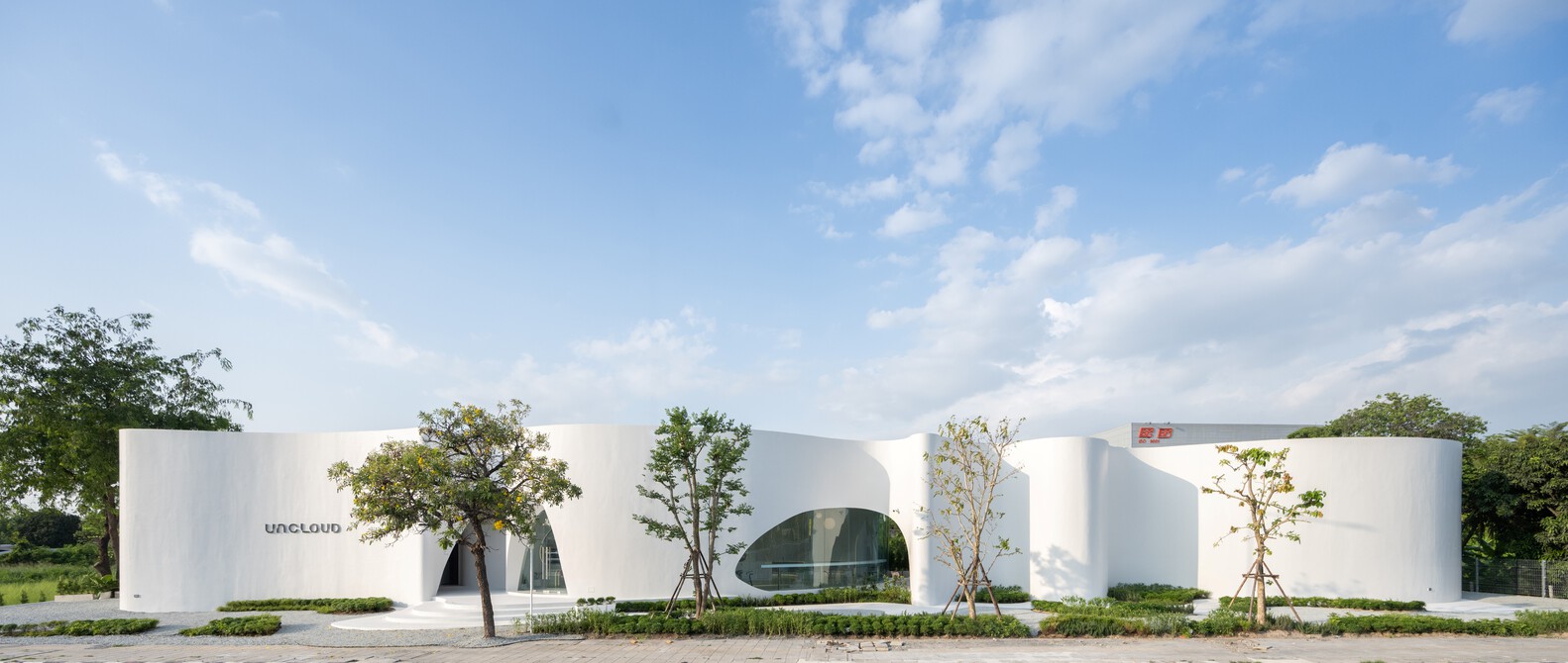 Unknown Surface Studio,咖啡廳設計案例,咖啡店設計,泰國,曲線美學,400㎡,Uncloud Coffee,咖啡廳設計,網紅咖啡廳,創意咖啡店