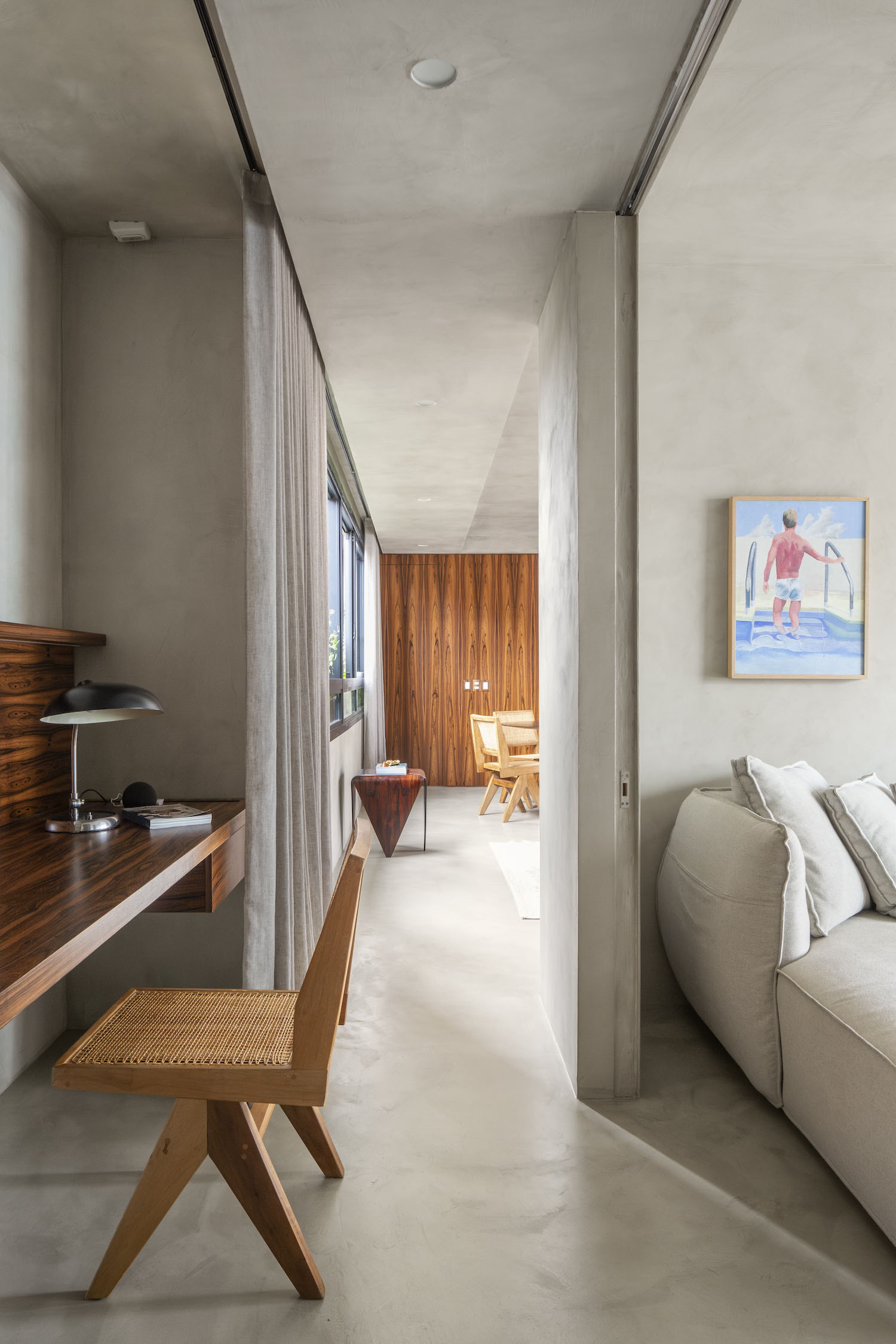 住宅設計,公寓設計,Play Arquitetura,巴西,聖保羅,公寓設計案例,公寓設計方案,微水泥,150㎡