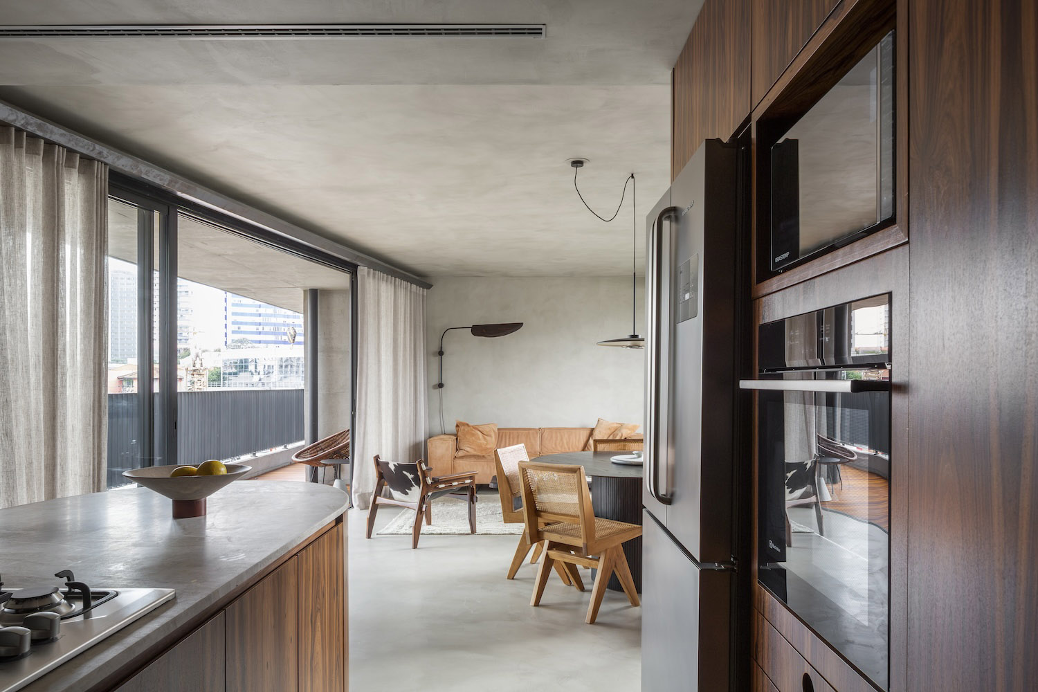 住宅設計,公寓設計,Play Arquitetura,巴西,聖保羅,公寓設計案例,公寓設計方案,微水泥,150㎡