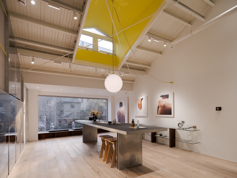 商店設計,spa,按摩店設計,零售店設計,產品零售店設計,零售店設計案例,零售店設計方案,身體護理品牌eios,上海,上海eios東平路店,何以設計hoii design