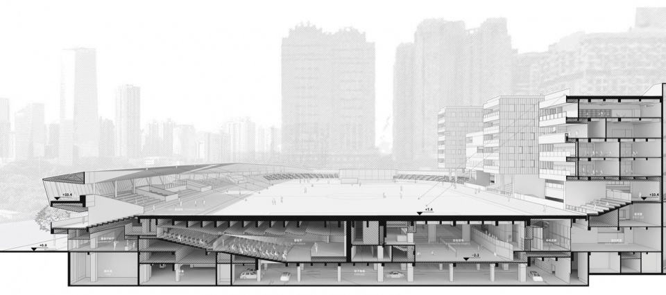 小學設計,學校設計,校園設計,學校設計案例,校園改造,學校裝修,中學設計,校園建築設計,深圳福田中學校園設計,深圳,reMIX臨界工作室