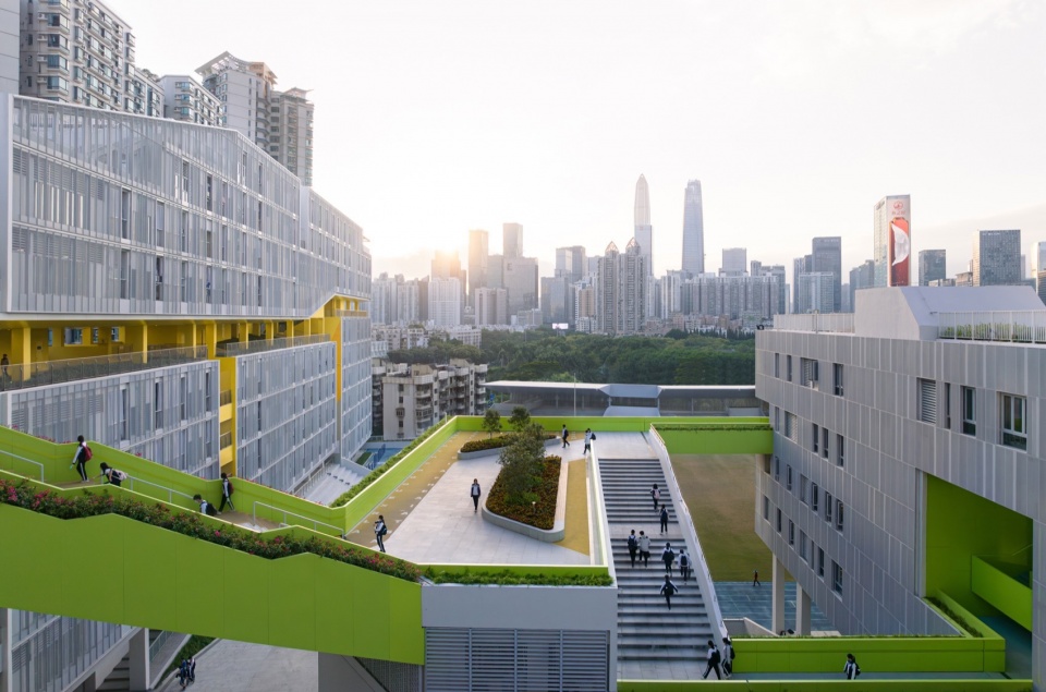 小學設計,學校設計,校園設計,學校設計案例,校園改造,學校裝修,中學設計,校園建築設計,深圳福田中學校園設計,深圳,reMIX臨界工作室