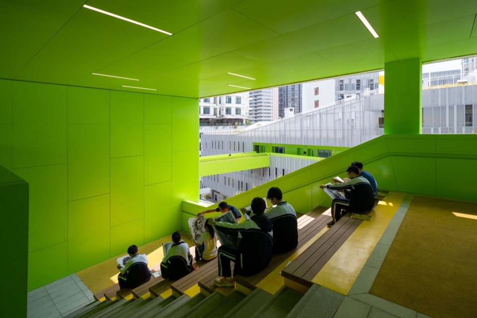 小學設計,學校設計,校園設計,學校設計案例,校園改造,學校裝修,中學設計,校園建築設計,深圳福田中學校園設計,深圳,reMIX臨界工作室