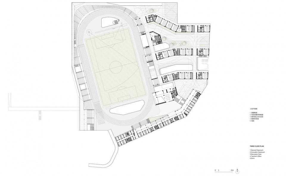 小學設計,學校設計,校園設計,學校設計案例,校園改造,學校裝修,中學設計,校園建築設計,深圳福田中學校園設計,深圳,reMIX臨界工作室